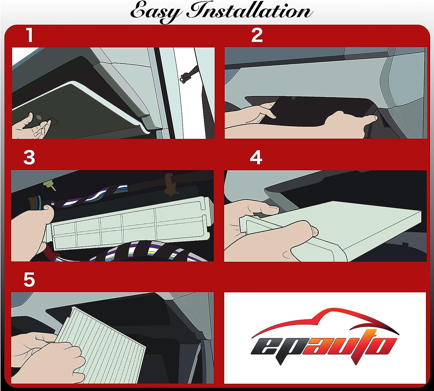 EPAuto CP285 (CF10285) Premium Cabin Air Filter - Image 2