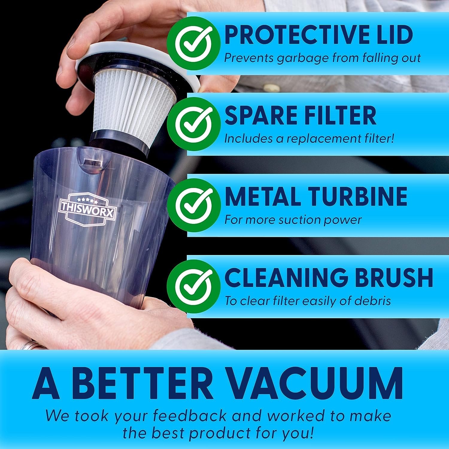 ThisWorx Car Vacuum Cleaner - Car Accessories - Image 3