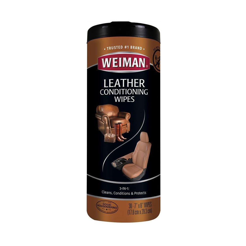 Weiman Leather Cleaner Wipes for Car Seats