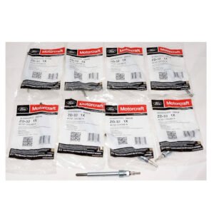 OEM Ford / Motorcraft Set of 8PC ZD-13 4C3Z-12A342-AA Diesel Glow Plugs 04