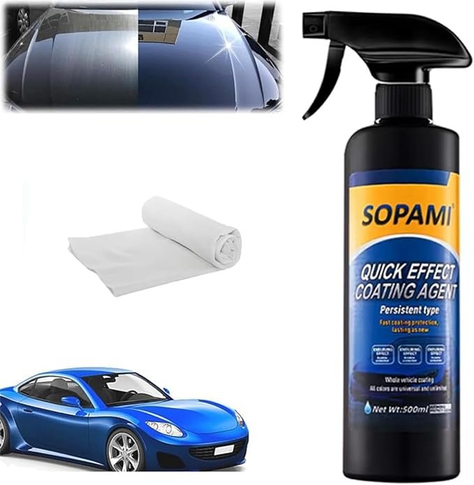 Car Coating Spray,Quick Effect Coating Agent,Quickly Coat Car Wax